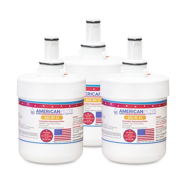 American Filter Co Samsung TADA29-00003B Comparable Refrigerator Water Filters (made by Model number AFC-RF-S1), 3PK TADA29-00003B-AFC-RF-S1-3-67721 - main
